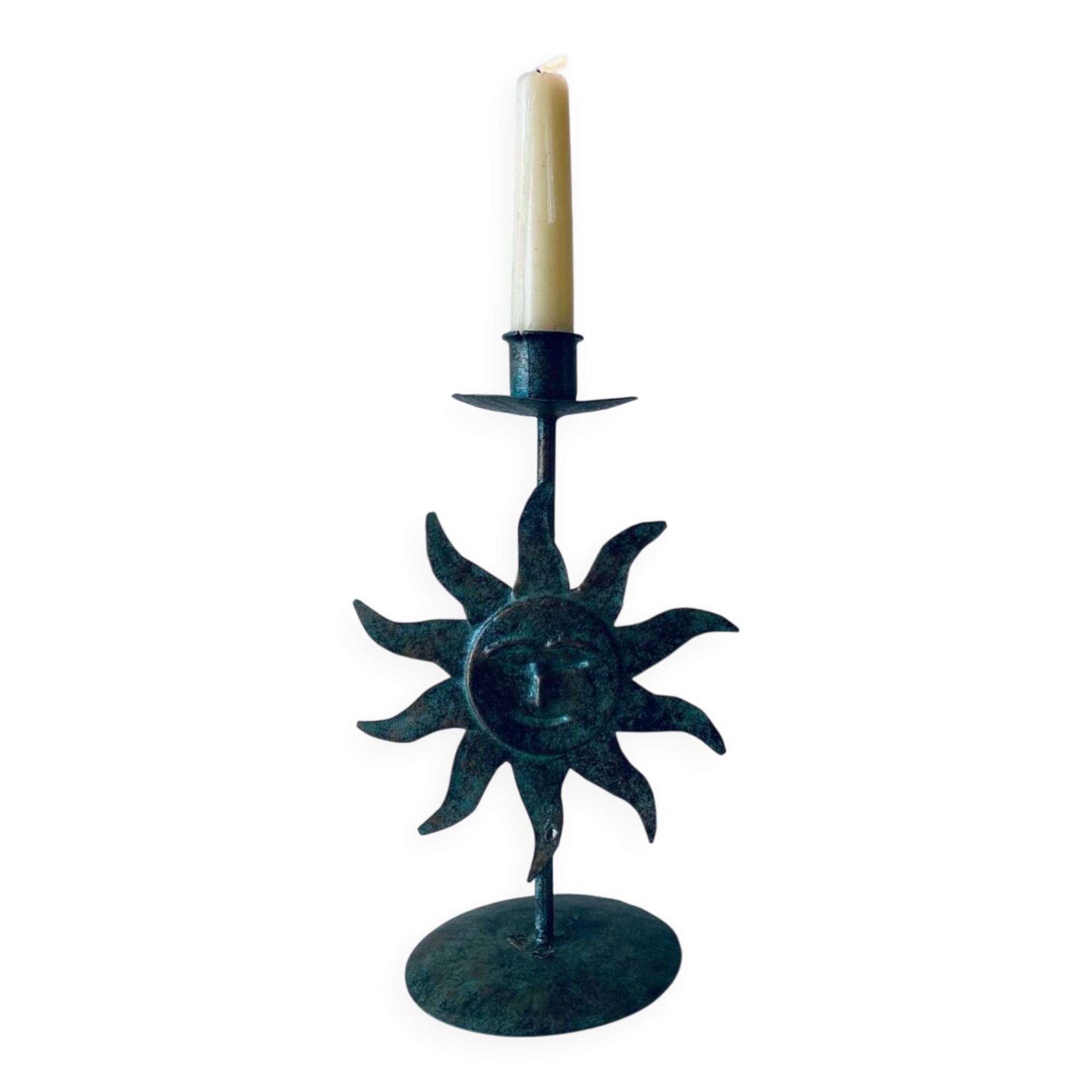 Sun candle holder