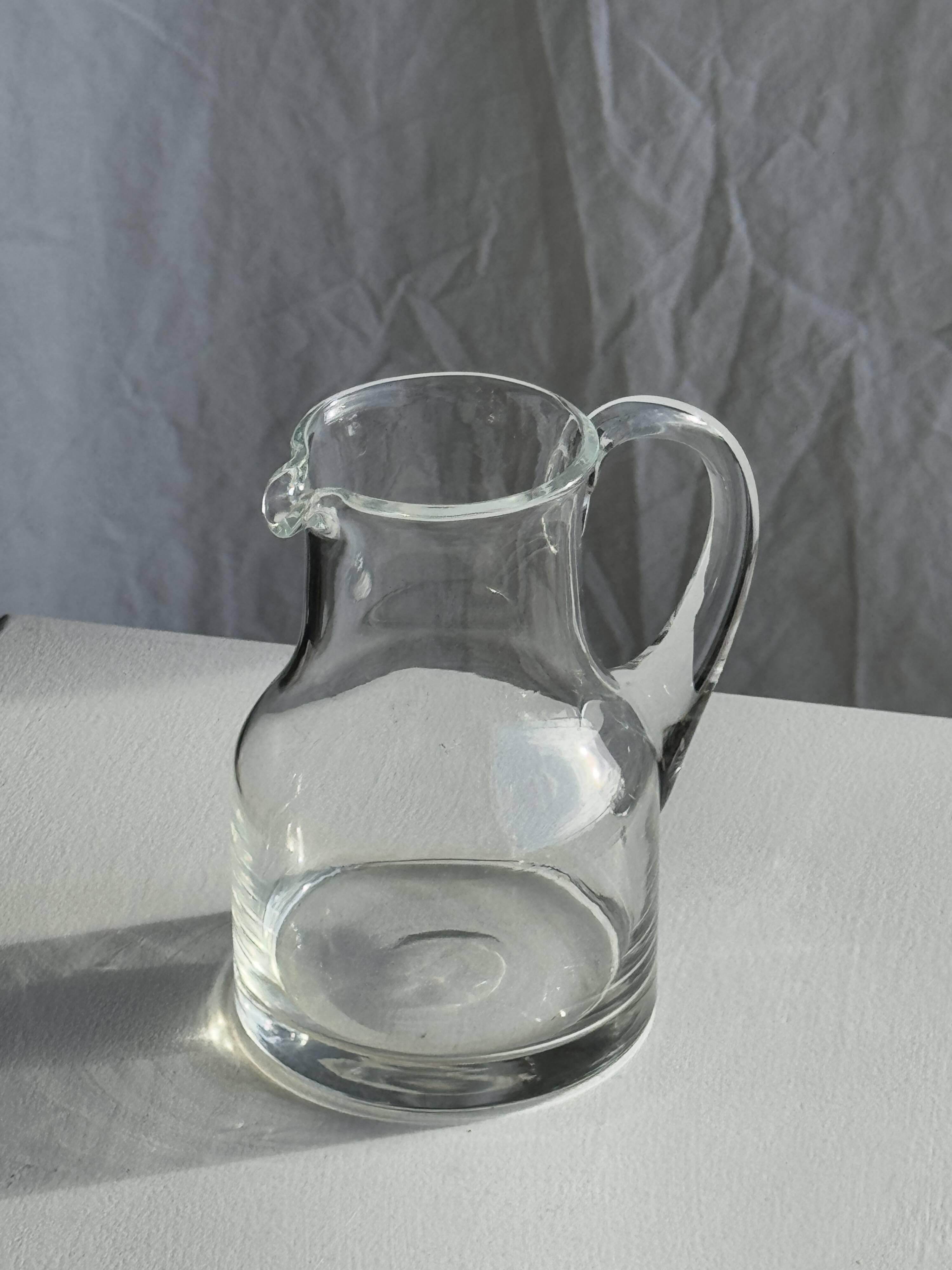 Mini glass pitcher H14