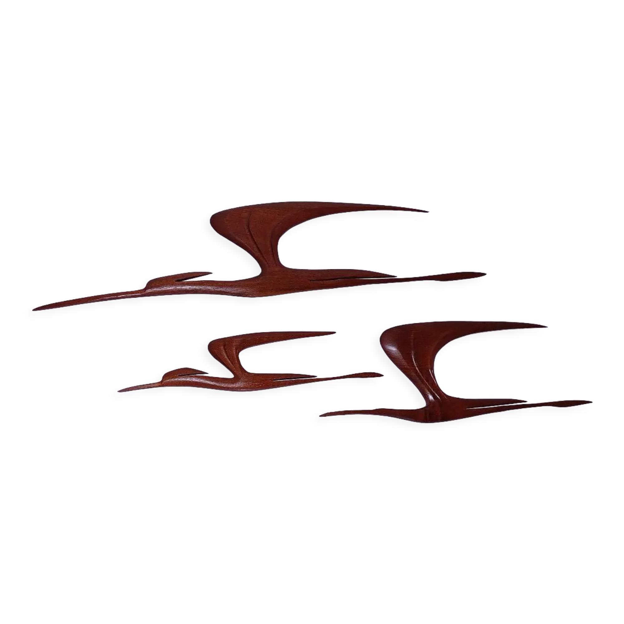 Wall decoration in teak Denmark 70