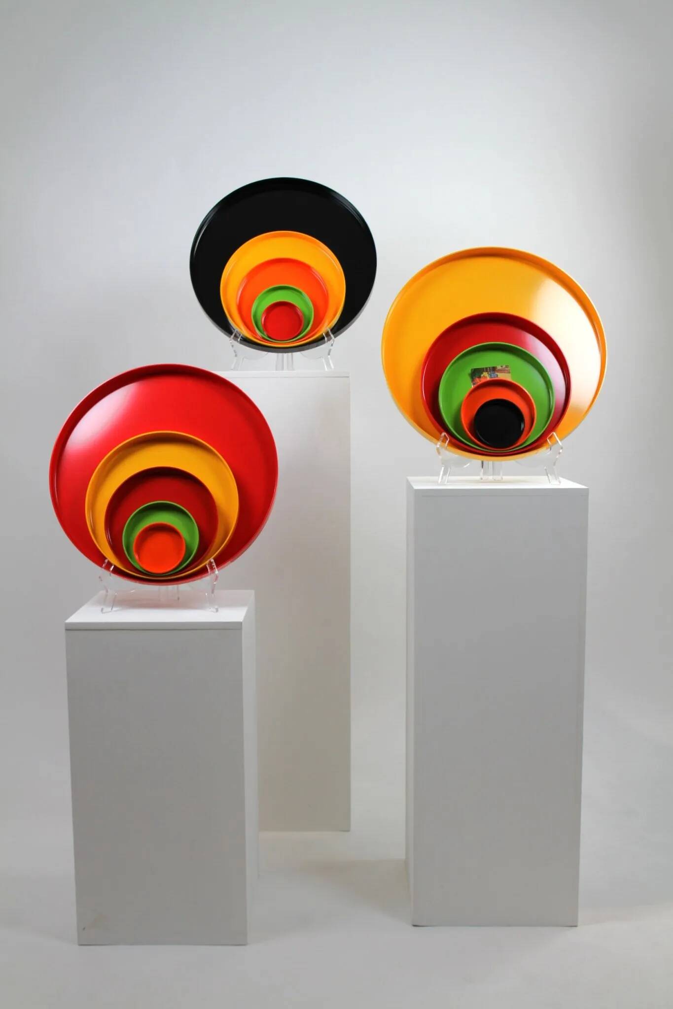 Allbricka Melamine Tray Sets — Sweden, 1960s/1970s