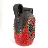 Vase vintage à lave grasse en céramique par Dümler & Breiden, 1960