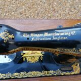 Ancient singer sewing machine