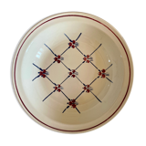 Plat saladier fleuri