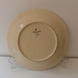 Numbered Henriot Quimper earthenware plate