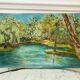 Painting, oil on canvas signed