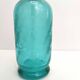 Siphon bistrot vintage Cherbourg verre turquoise 1935