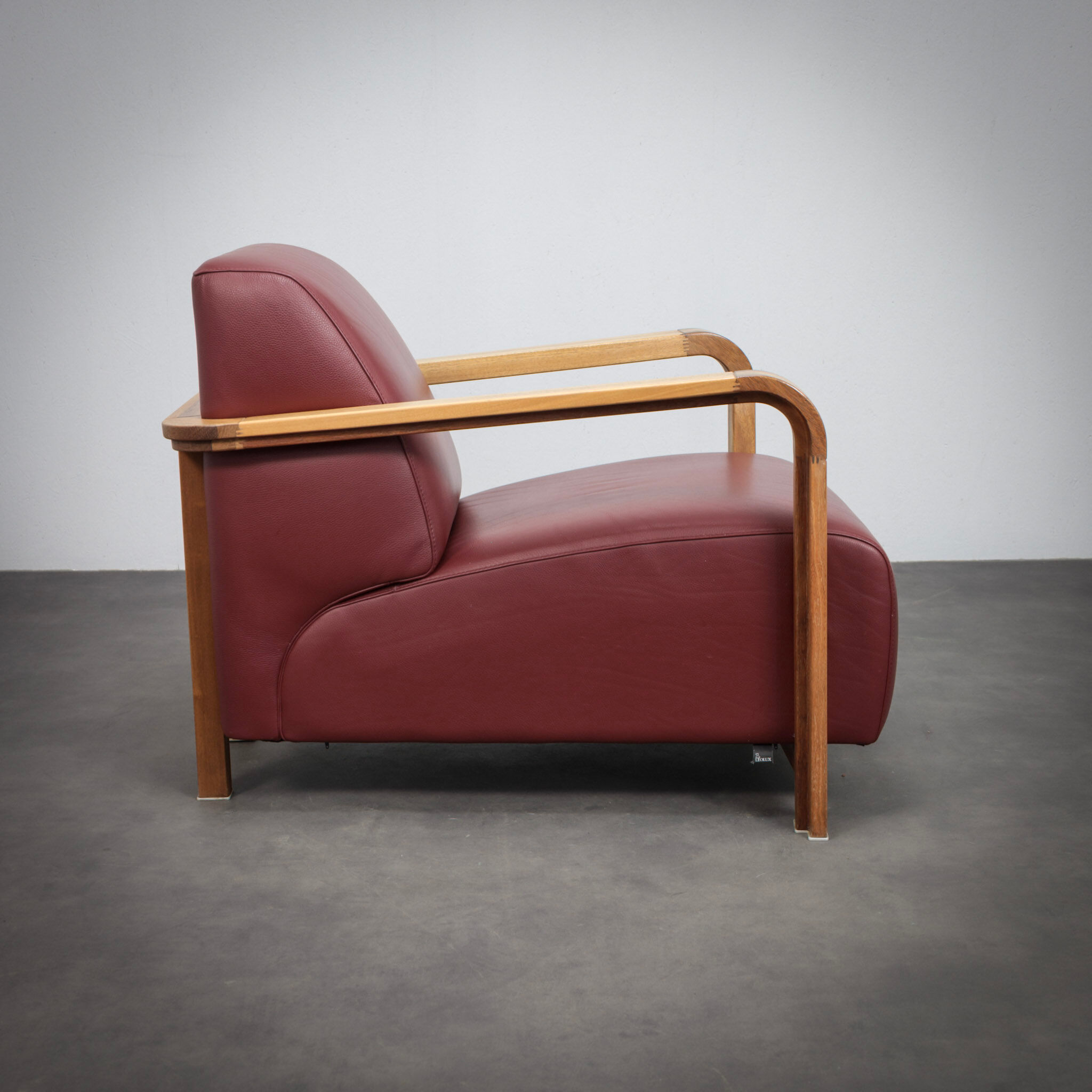 Pair of Hemingway lounge chairs by Hugo de Ruiter, Netherlands, 1990s