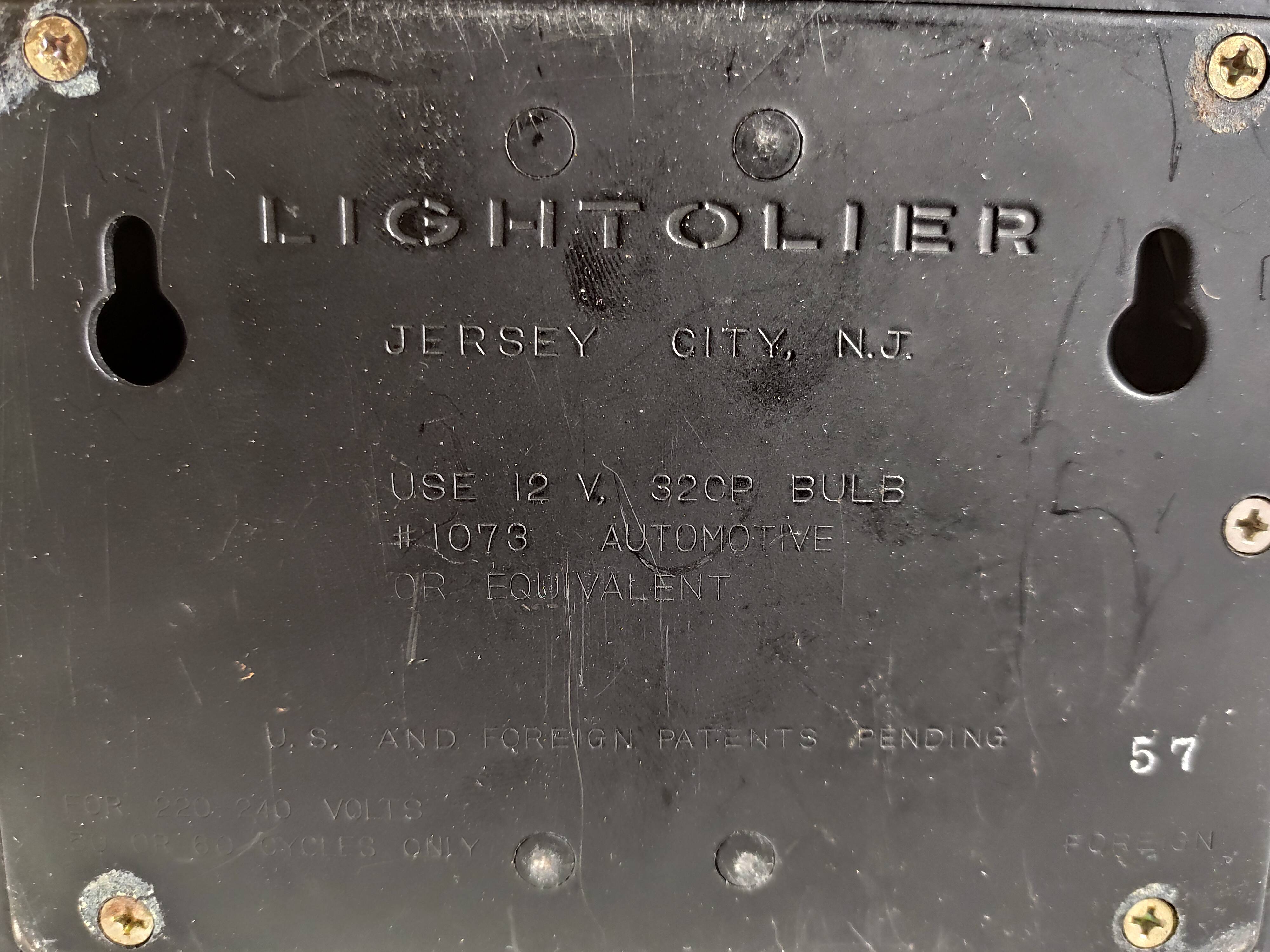 Desk lamp model Baton by Michael Lax for Lightolier