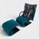 Rare Ligne Roset Armchair with Ottoman - Circa 1970