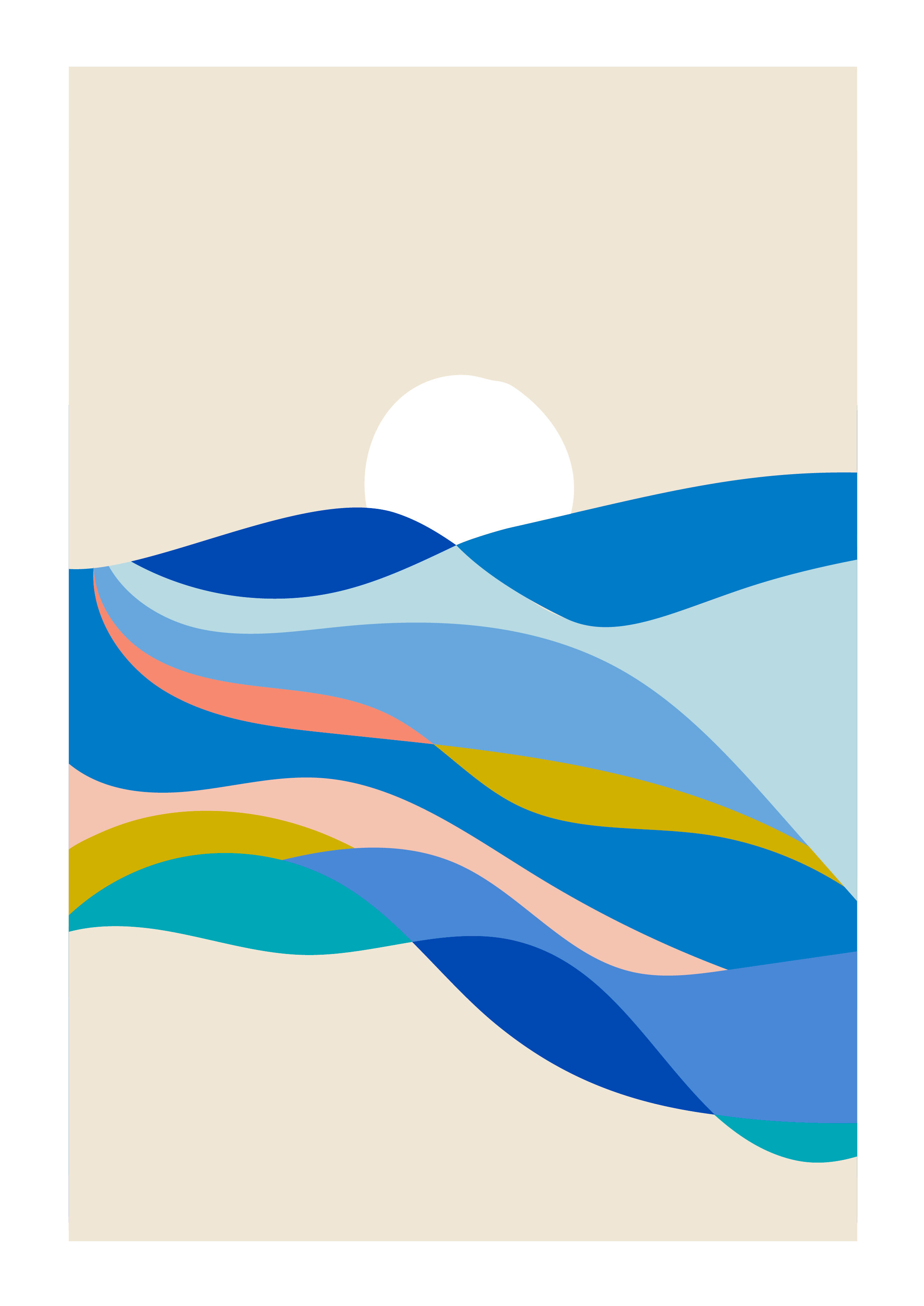 The Waves - Limited Edition Art Print (A3)