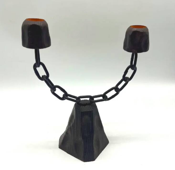 Brutalist chandelier, 1950