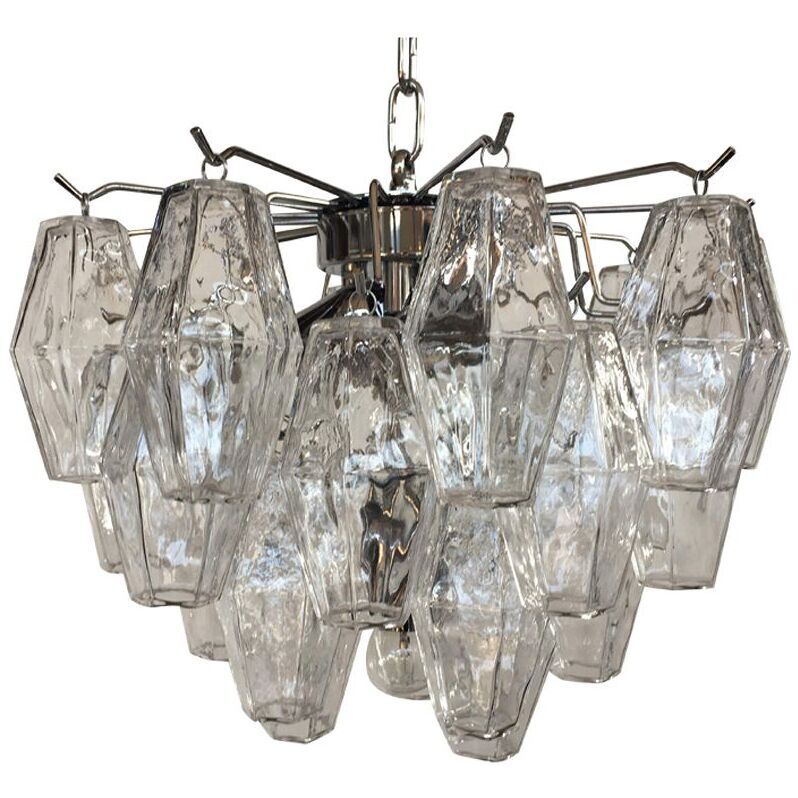 Murano glass Poliedri chandelier