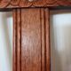 Pair of wooden chairs and Art Deco canning