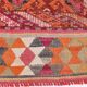 Tapis Couloir Turc Géométrique, Tapis Tribal Vintage, 87x366 Cm