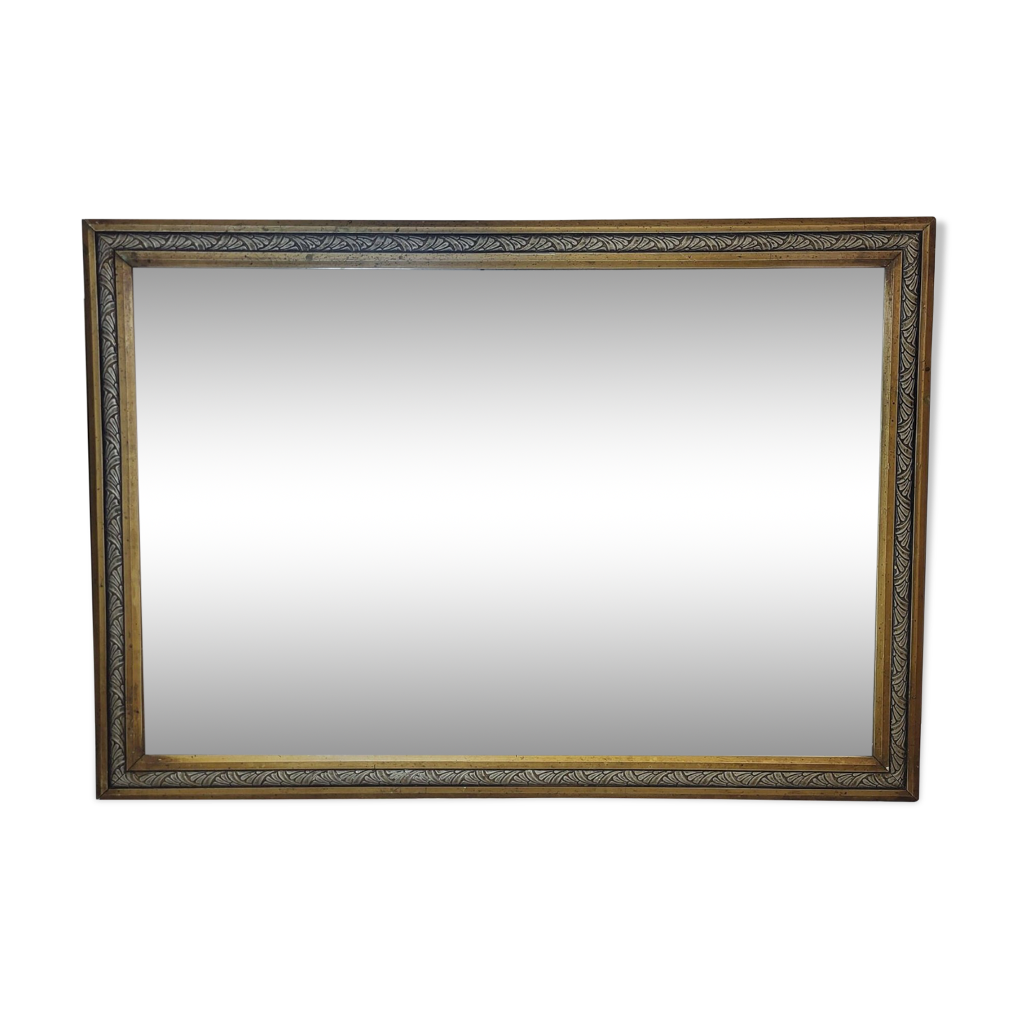 Painted wooden mirror