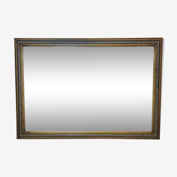 Painted wooden mirror