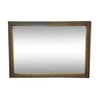 Painted wooden mirror