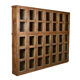 Armoire vitrée à 35 casiers