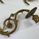4 golden bronze piano arms