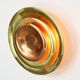 Mid-Century Cascading Wall Lamp in Brass and Copper, 1950s