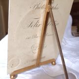 19th century floral porcelain frame