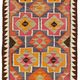 Turkish Handwoven Vintage Herki Kilim 93 cm x 322 cm