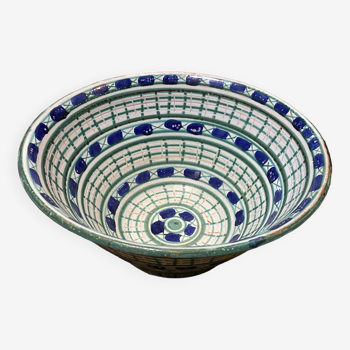 Ceramic salad bowl Picault Vallauris