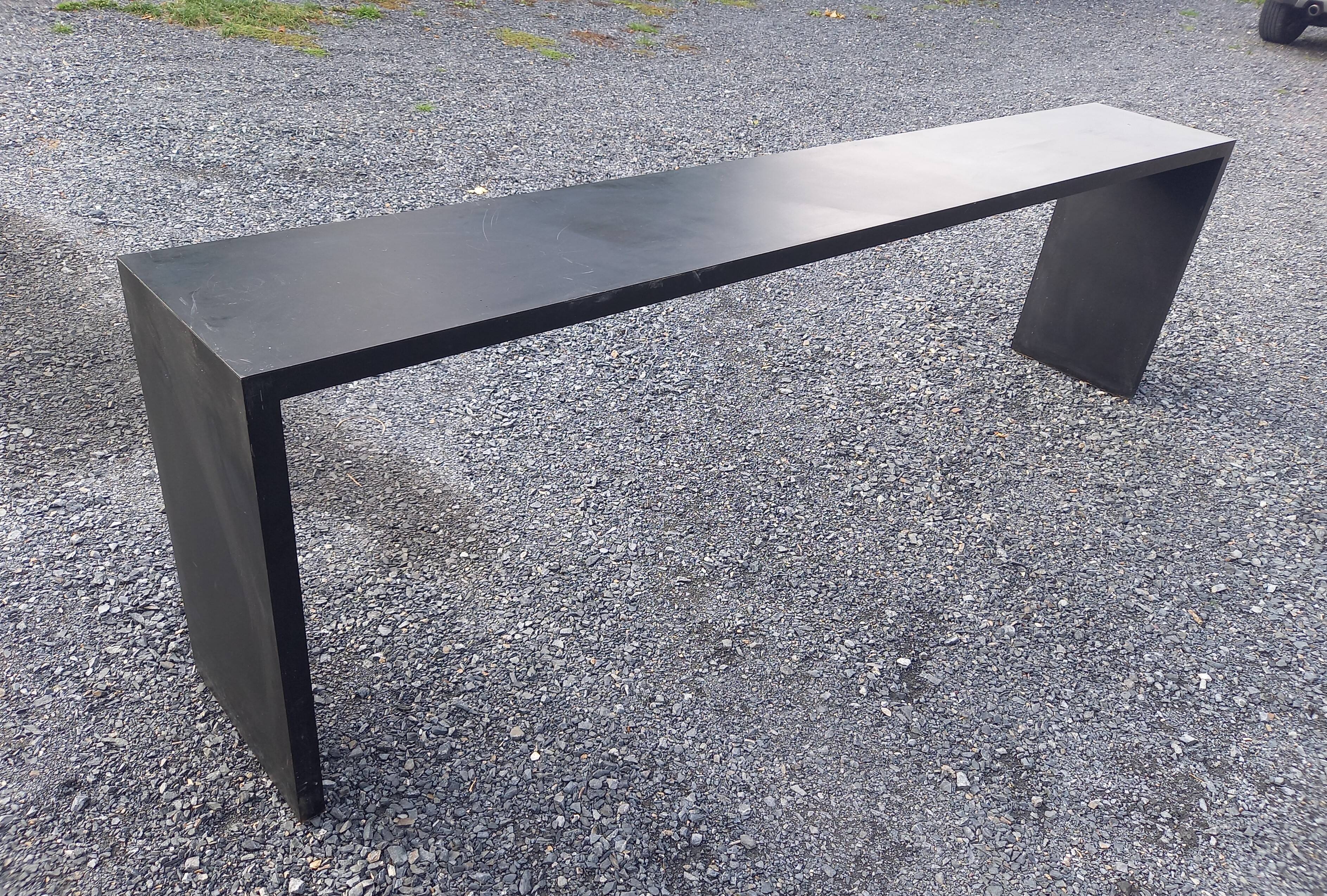 Metal industrial console