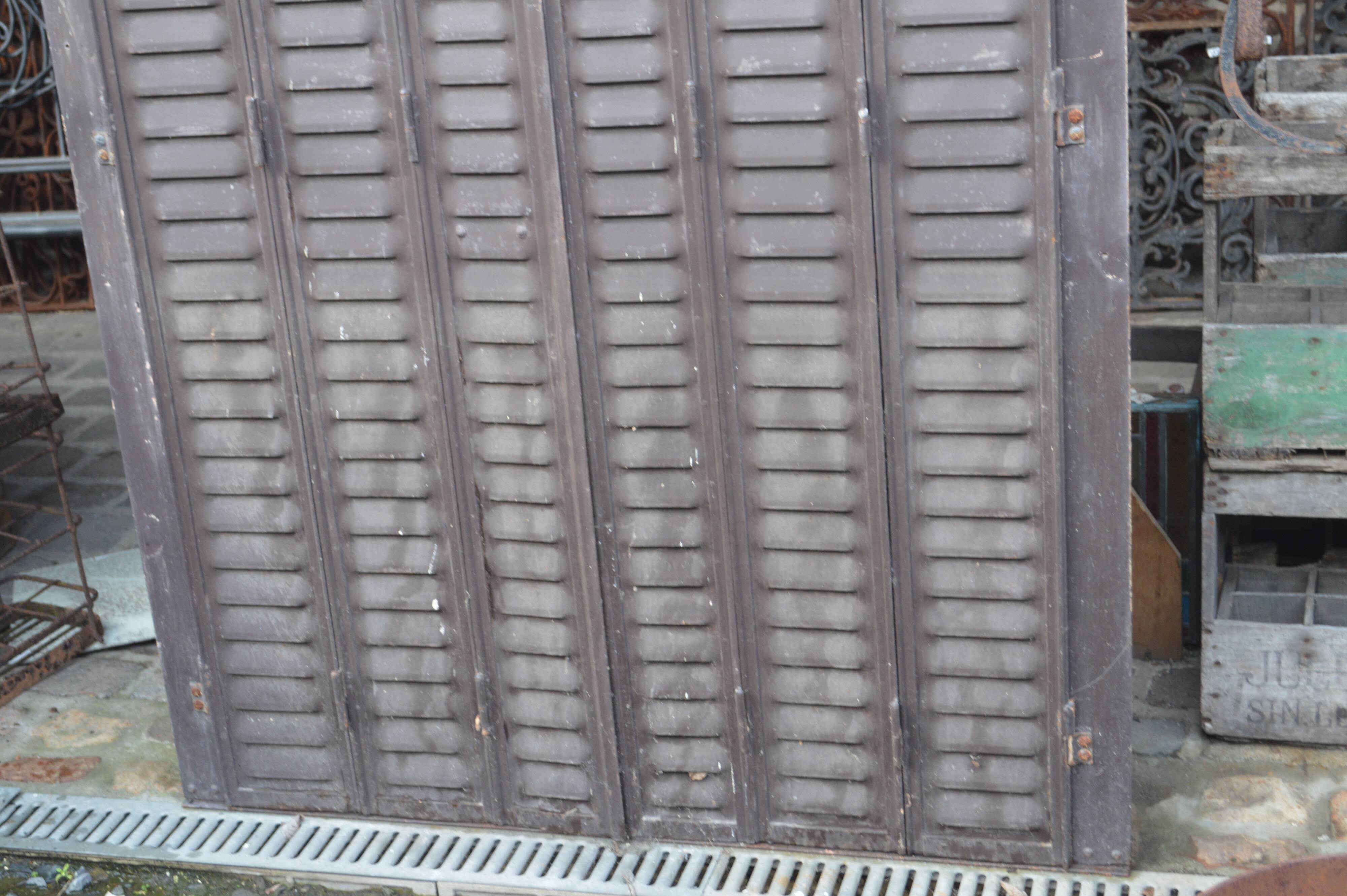 Iron shutters