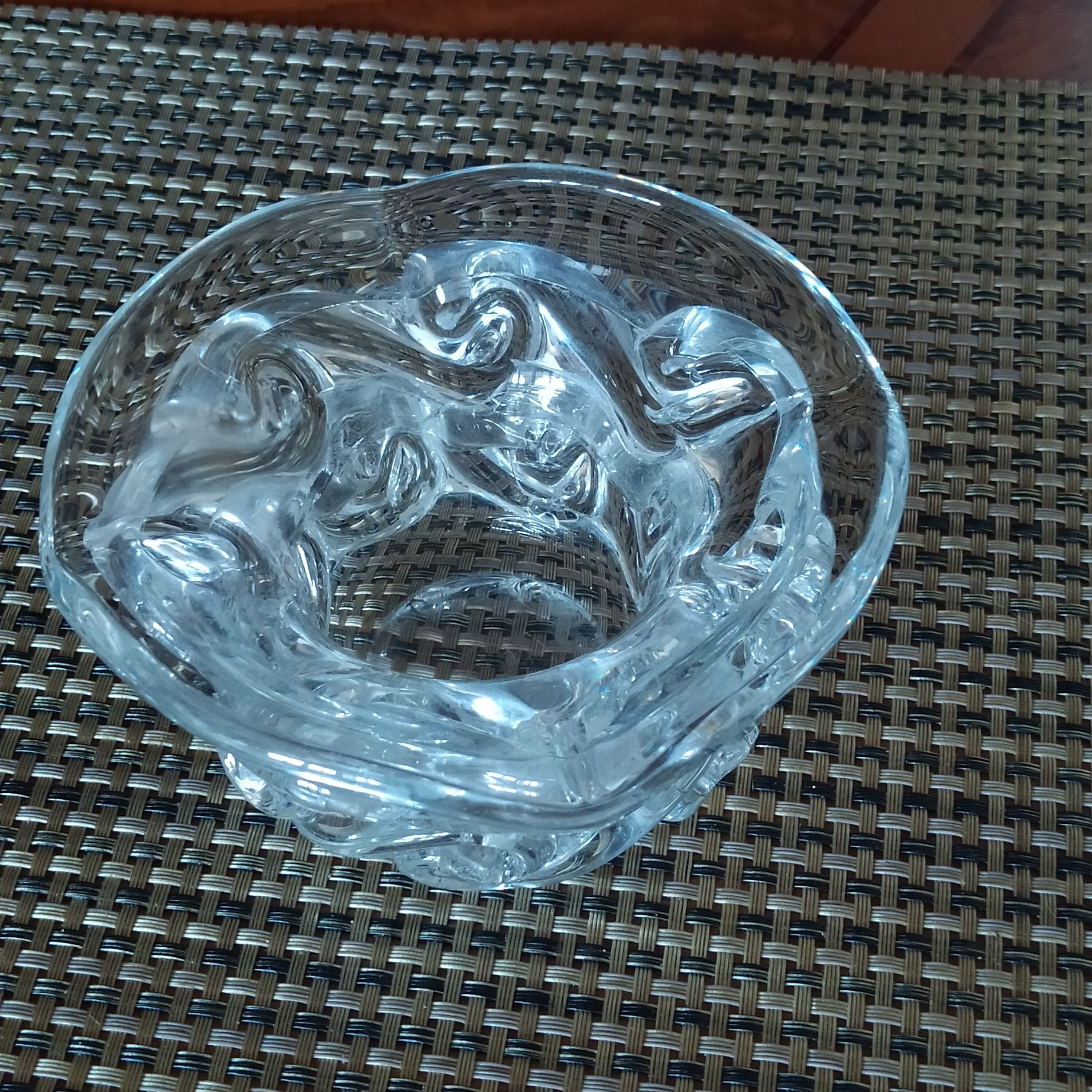Empty ashtray pocket baccarat model aladdin 1950