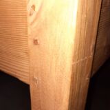 Louis XV style table in natural wood