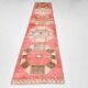 3x15 Vintage Runner Rug, Turkish Runner, Long Wide Hallway Runner, 87x440Cm