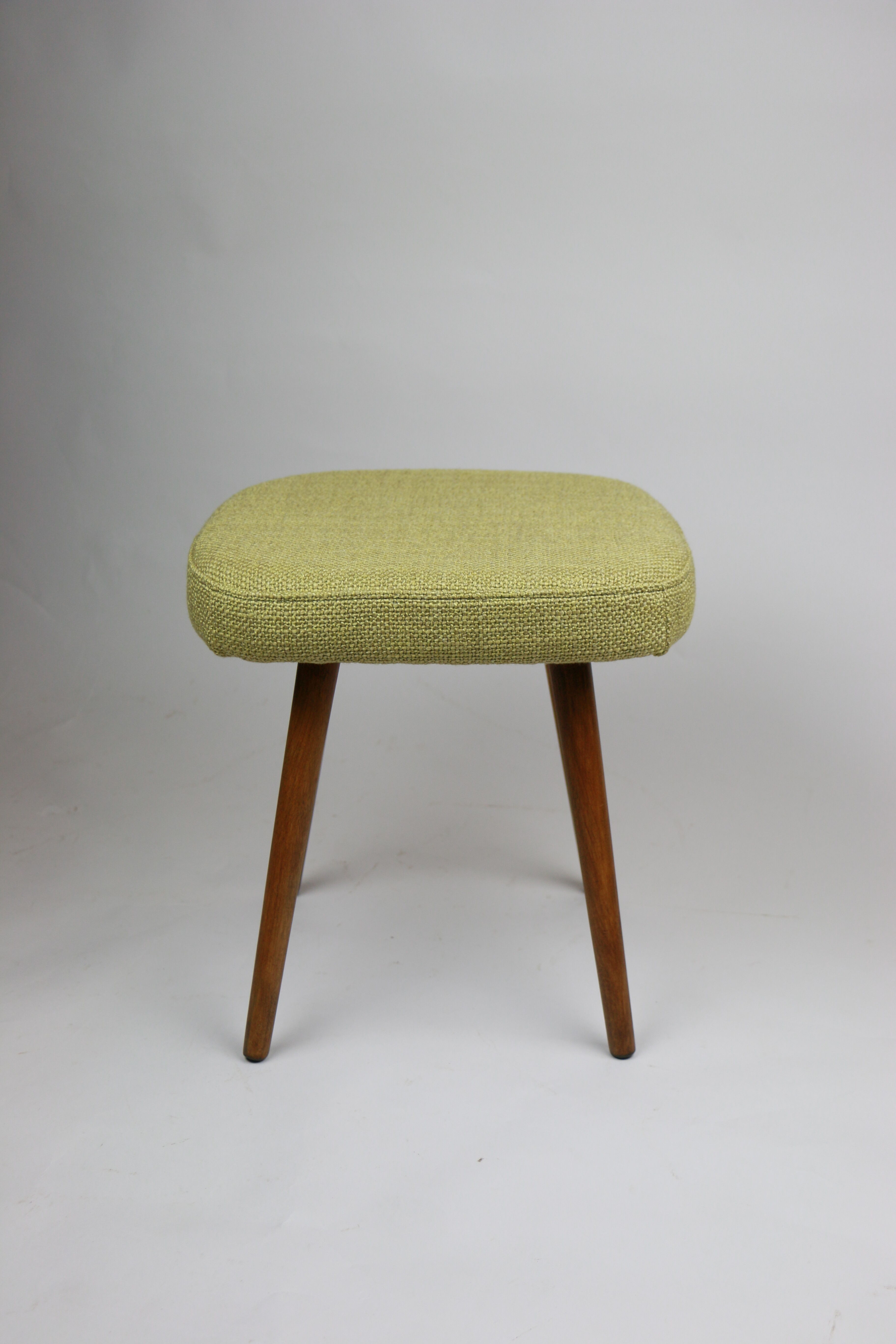 Vintage yellow stool, 1970