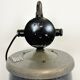 Lampe d’usine industrielle en émail gris d’Elektrosvit, années 1960