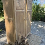 Art Deco solid wood wardrobe
