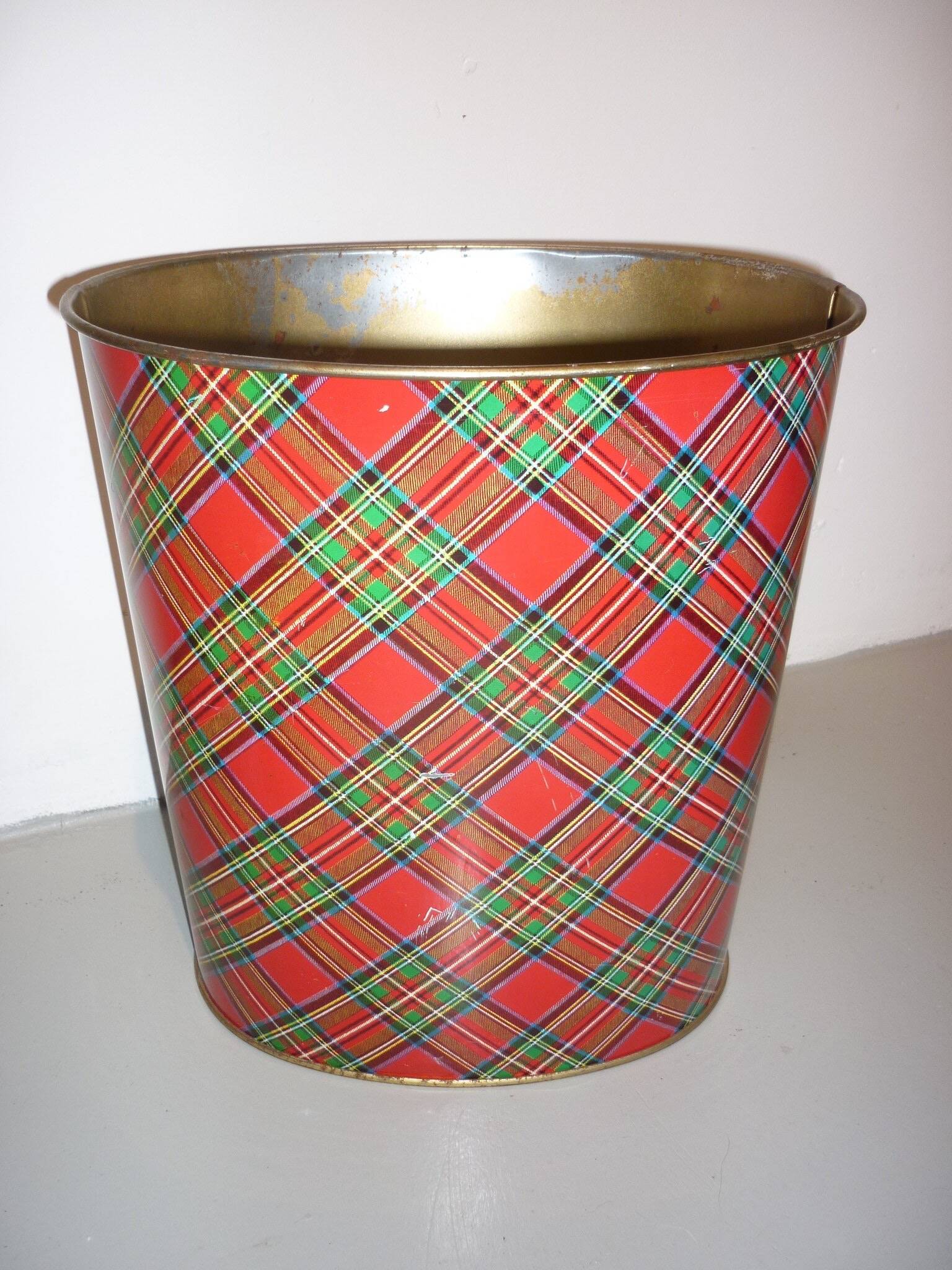 Waste paper basket signed Massilly France