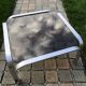 Vintage coffee table square smoked glass 1960s-1970s