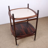 Brazilian service, 2 reversible trays Rosewood and Formica, Cantù Móveis for Interiores.