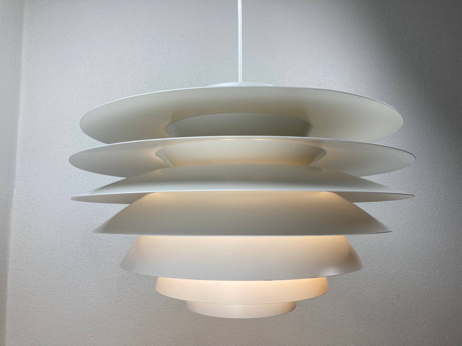Large Vintage Scandinavian Pendant Lamp • Verona • Svend Middelboe • Nordisk Solar • 1968