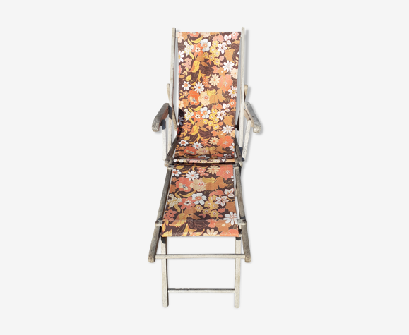 Chaise transat vintage année 70
