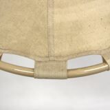 Scandinavian leather pendant light "Anna", Ateljé Lyktan, Sweden, 1970