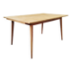 Table vintage scandinave chêne