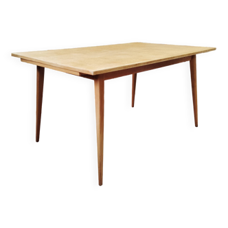 Table vintage scandinave chêne