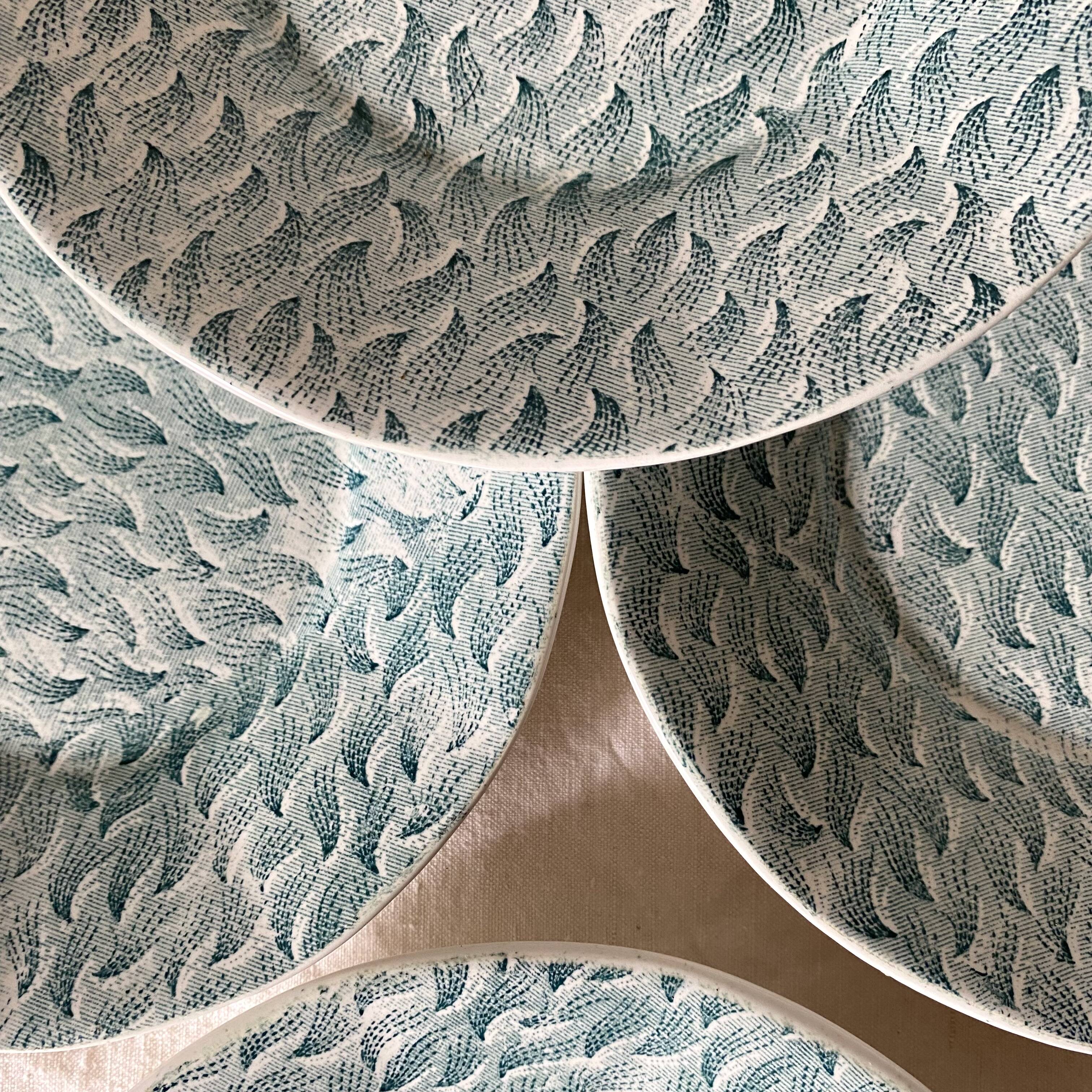 Digoin Perse dessert plates. NOT