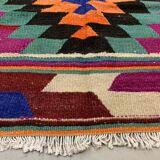 Turkish kilim rug 340x188 cm wool
