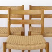 Niels Otto Møller Model 84 Dining Chairs Set of 4, Oak, 1970s Danish