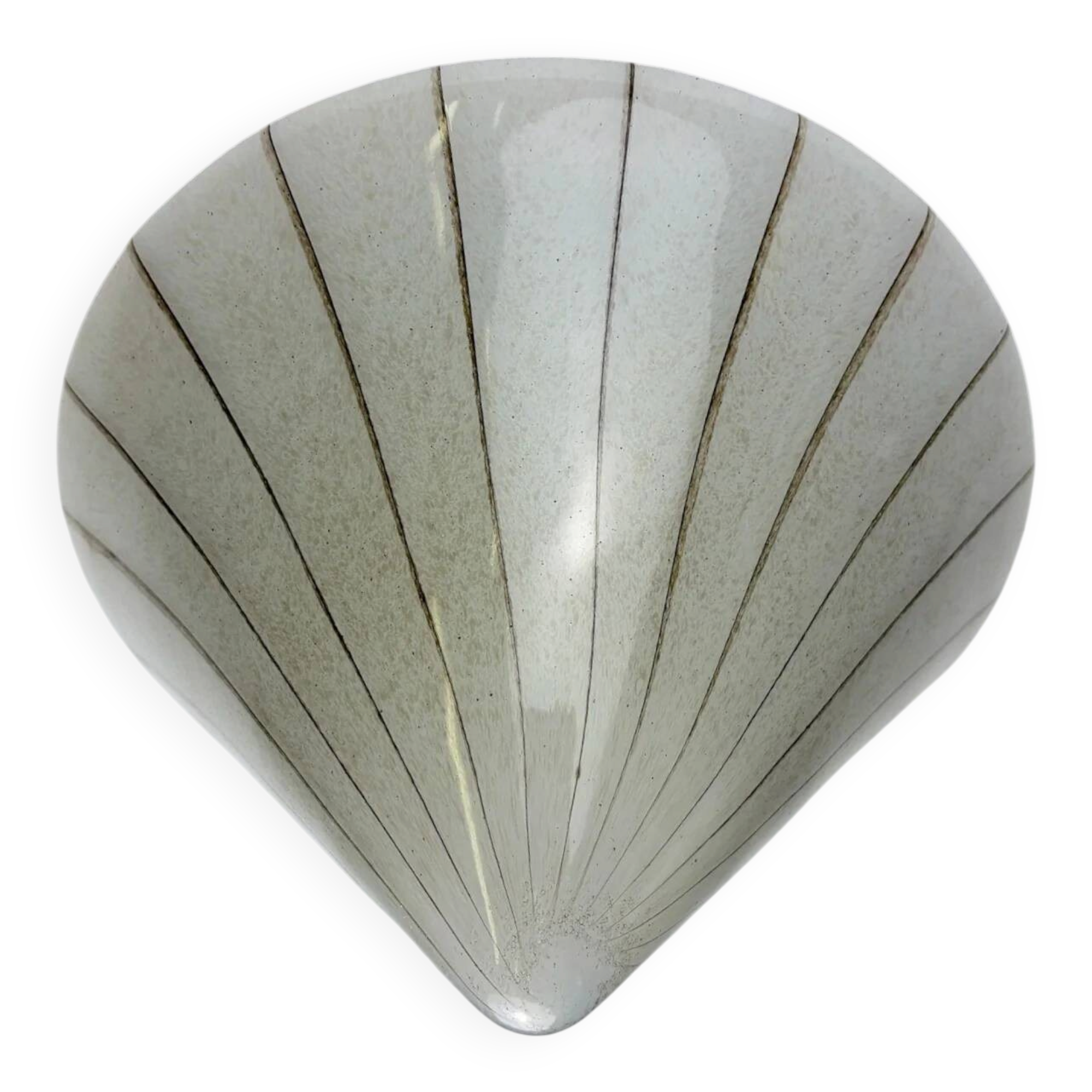 Murano Mazzega swirl glass ceiling light, Italy, 1970s