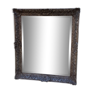 Miroir argenté de style - louis xiv
