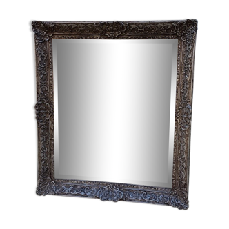 silver mirror louis XIV style  95x109cm
