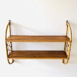 Rattan wall shelf 80x60cm